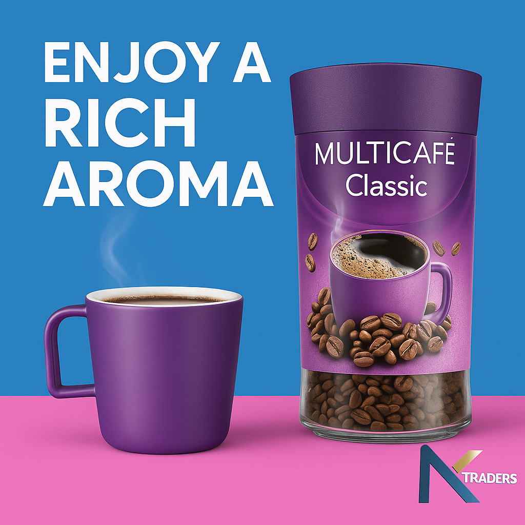 MultiCafe Classic Coffee 25 & 50 cups 50 &100 gm Best Imported Quality