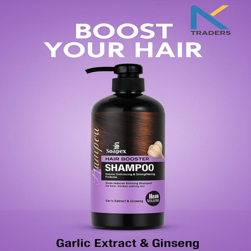 Soapex Anti Hair Fall Shampoo 800ml - Irani Formula for Stronger, Healthier Hair