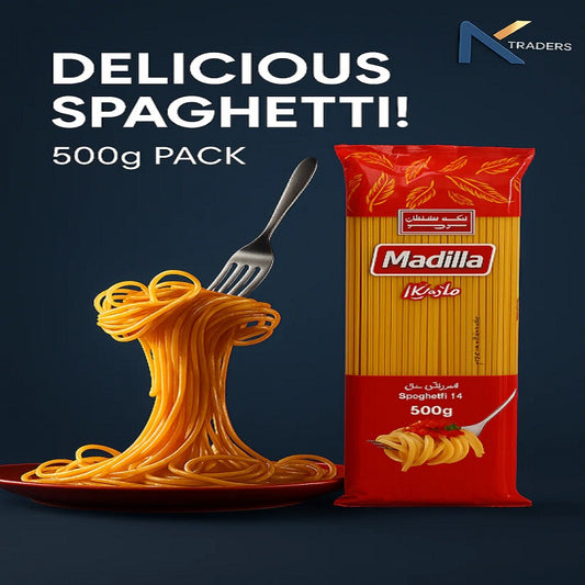 Madilla Spaghetti - Pasta - Spaghetti 500 Grams - Spaghetti Pack of 2 - Spaghetti -Pasta Lovers
